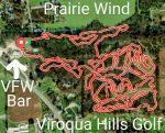 Fat Bike Trail Map for Veteran Hills, Viroqua