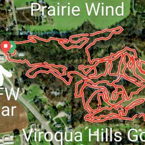 Fat Bike Trail Map for Veteran Hills, Viroqua