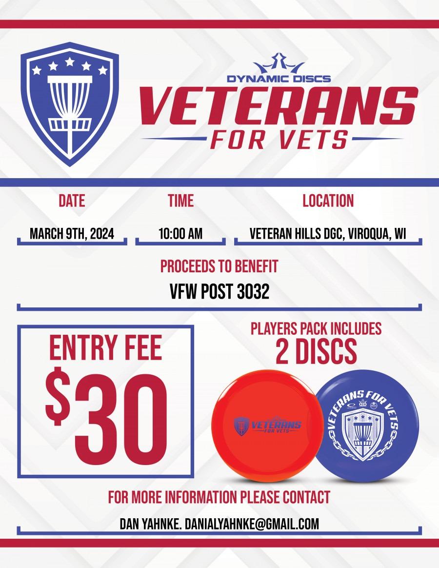 Veterans for Vets Disc Golf Fundraiser Tournament