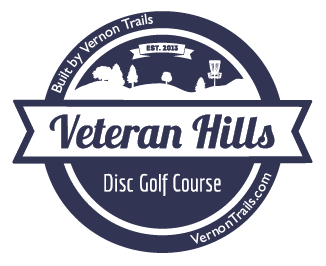Veteran Hills Logo Navy White border