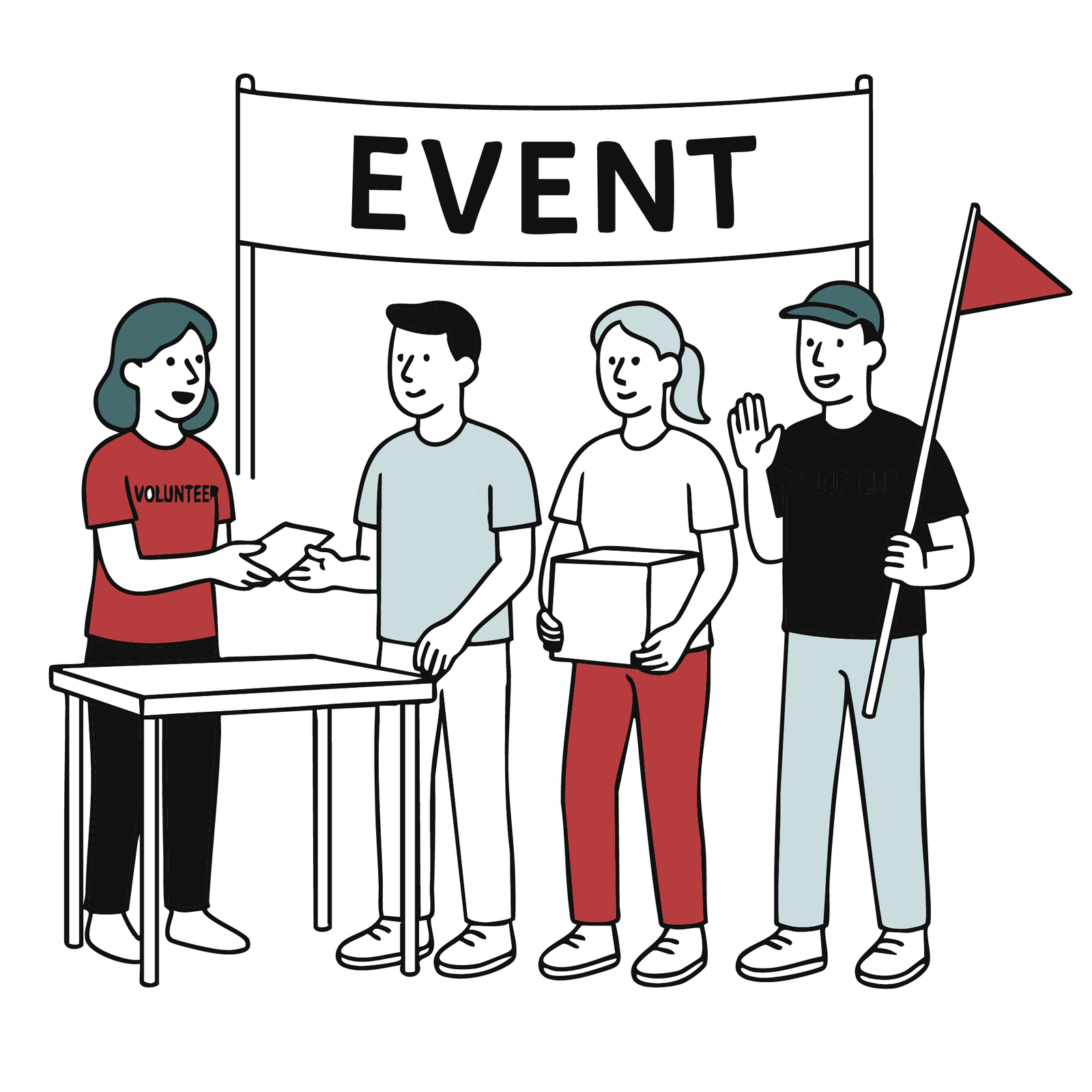 Volunteer page icons Events